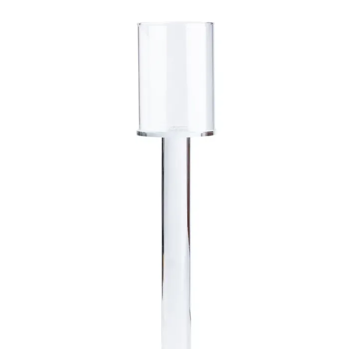 Подсвечник стеклянный высокий 30.5 см Прозрачный (HP36558S) - изображение 2
