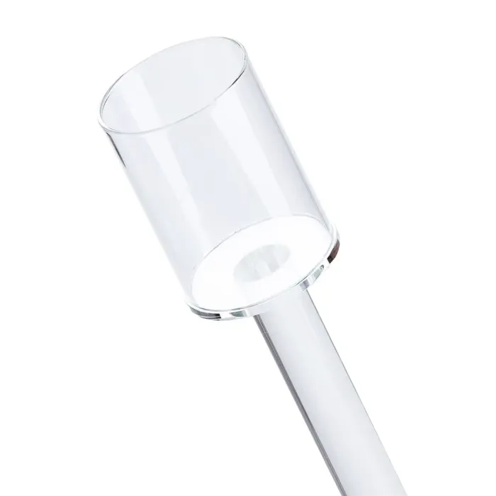 Подсвечник высокий стеклянный 35.5 см Прозрачный (HP36558M) - изображение 2