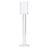 Подсвечник высокий стеклянный 35.5 см Прозрачный (HP36558M)