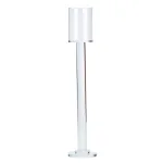 Підсвічник склянний високий 42 см Прозорий (HP36558L)