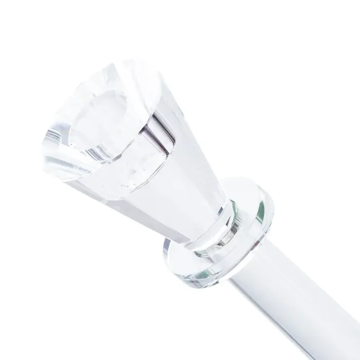 Свічник скляний високий 23см (HP36557M) - зображення 2