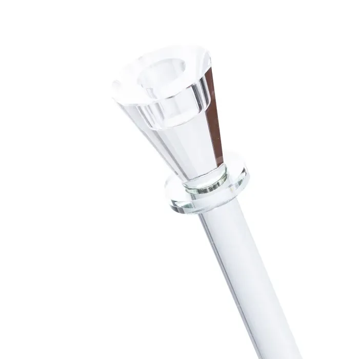 Подсвечник стеклянный высокий 28 см (HP36557L) - изображение 2