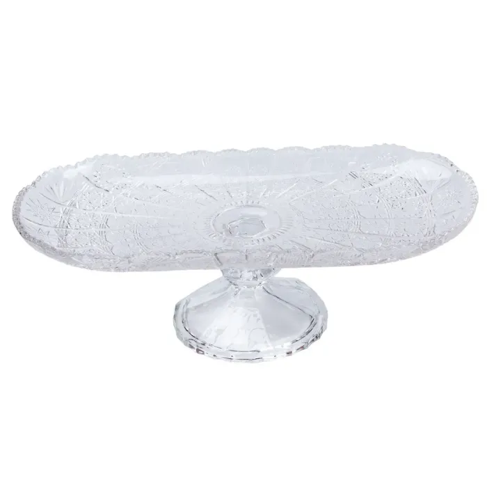 Фруктовница стеклянная на ножке 34•15•11 см (HP5115) - изображение 3