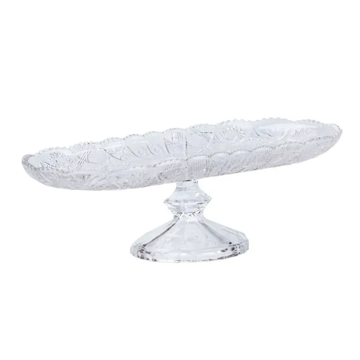 Фруктовница стеклянная на ножке 34•15•11 см (HP5115) - изображение 4