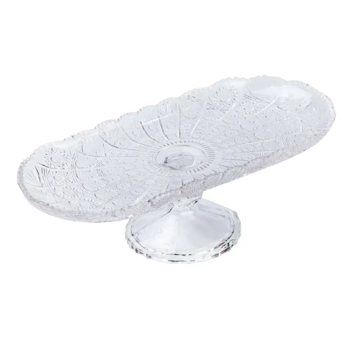 Фруктовница стеклянная на ножке 34•15•11 см (HP5115) - изображение 2