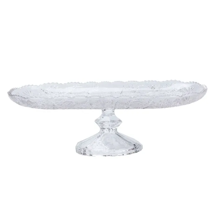 Фруктовница стеклянная на ножке 34•15•11 см (HP5115) - изображение 5