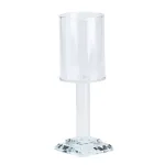 Підсвічник склянний високий 20 см (HP36559S)