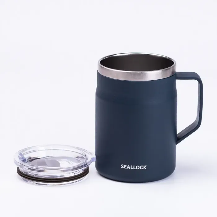 Термокружка с нержавеющей крышкой 550 мл чашка термос для кофе. - изображение 2