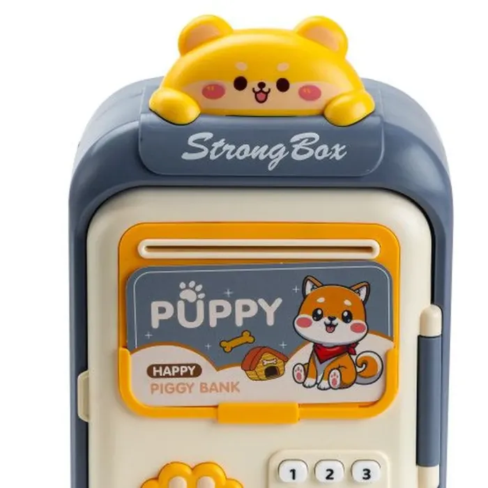 Дитяча електронна скарбничка з кодовим замком та купюроприймачем 14 х 10.5 х 24 см (HP12265BL) - зображення 5