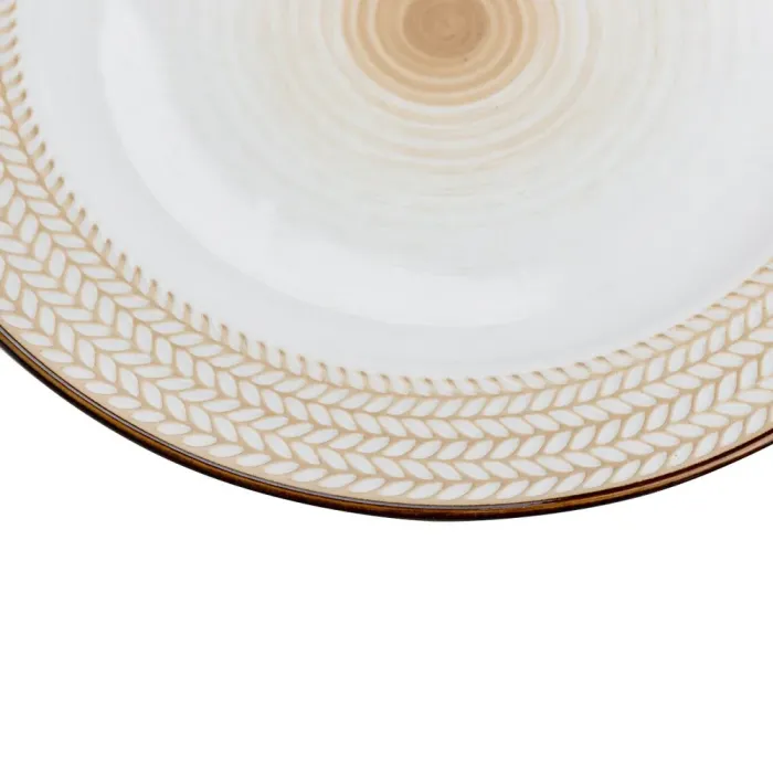 Тарілка обідня 26 см кругла плоска керамічна (HP23387) - зображення 3