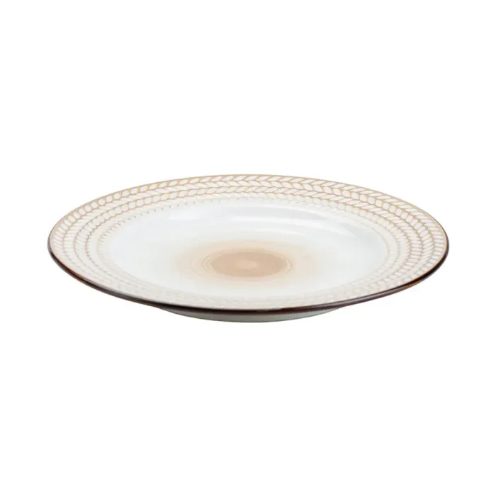 Тарілка обідня кругла 20.5 см плоска керамічна (HP23390) - зображення 1