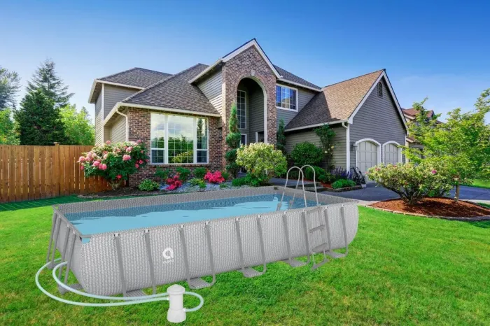 Прямокутний каркасний басейн Avenli 540 x 250 x 100 см (16в1) (B0028) - изображение 7