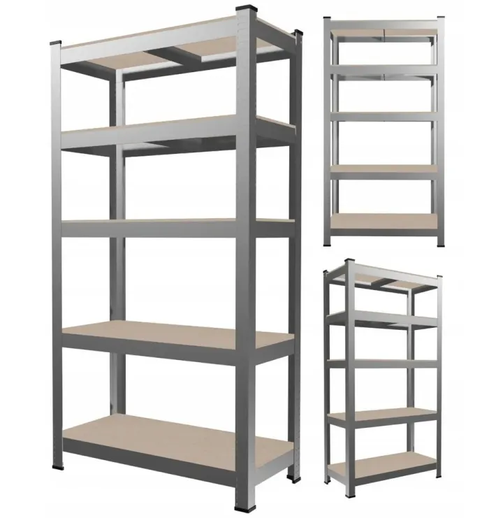 Стеллаж металлический 180x90x30 5 полок серый (GWI5870) - изображение 3