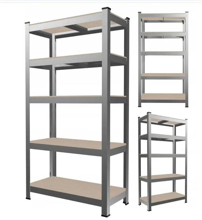 Стелаж металевий 200х90х40 5 полиць сірий (GWI0643) - зображення 1