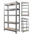 Стеллаж металлический 200х90х40 5 полок серый (GWI0643)