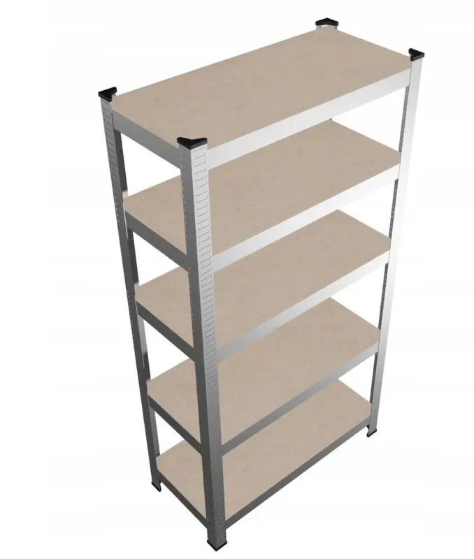 Стелаж металевий 200х90х40 5 полиць сірий (GWI0643) - зображення 2