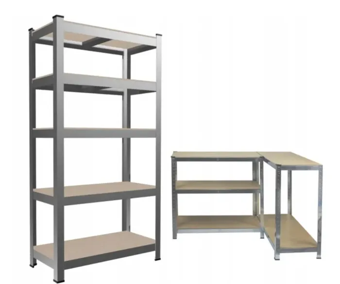 Стеллаж металлический 222x110x50, 6 полок серый (GWI0612) - изображение 4