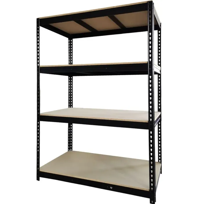 Прочный, усиленный металлический стеллаж 180х120х60 4 полки (черный) (GWI0667) - изображение 8