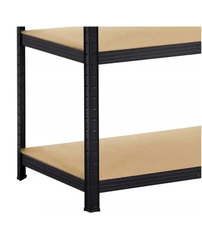 Стеллаж металлический 180x90x30 5 полок (черный) (GWI7361) - изображение 2