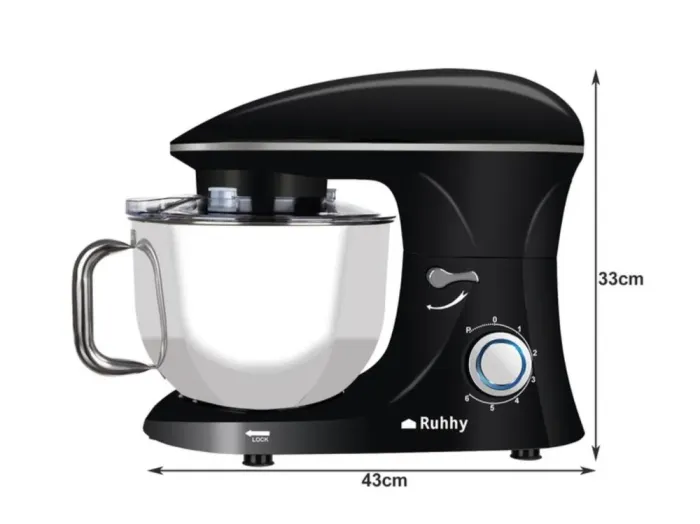 Планетарный кухонный комбайн тестомисс Ruhhy 2200Вт 6.2л. (16745) - изображение 3