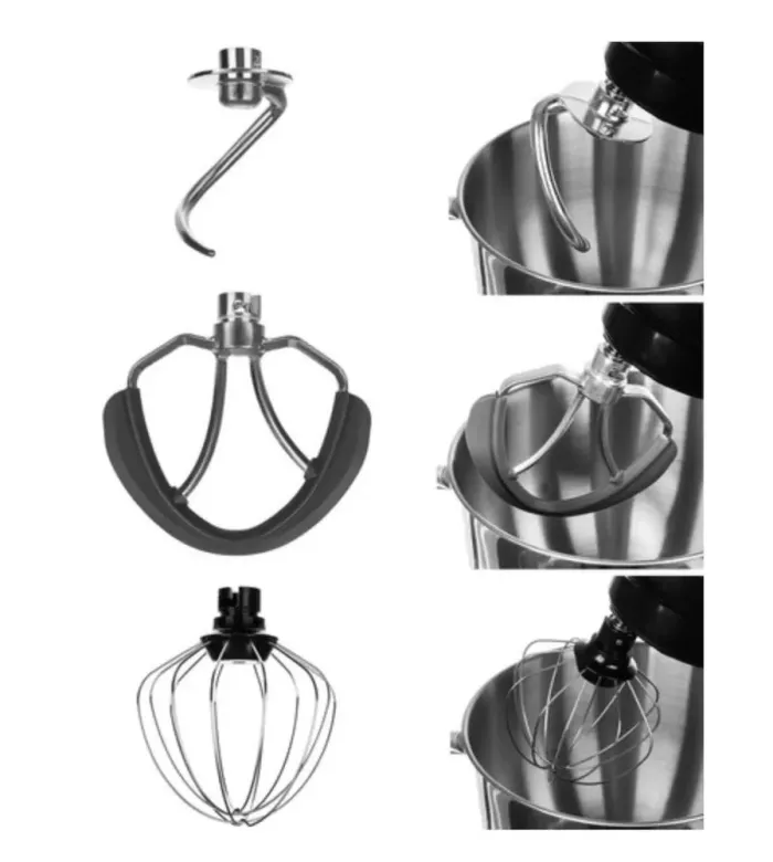 Планетарный кухонный комбайн тестомисс Ruhhy 1700Вт 4,5л (16746) - изображение 5