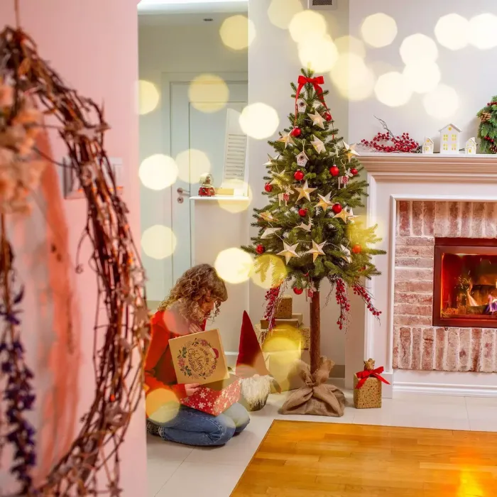 Штучна ялинка на стовбурі Pinet 180 см, Зелена (27752) - зображення 7