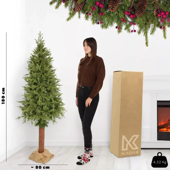 Штучна ялинка на стовбурі Pinet 180 см, Зелена (27752) - зображення 9