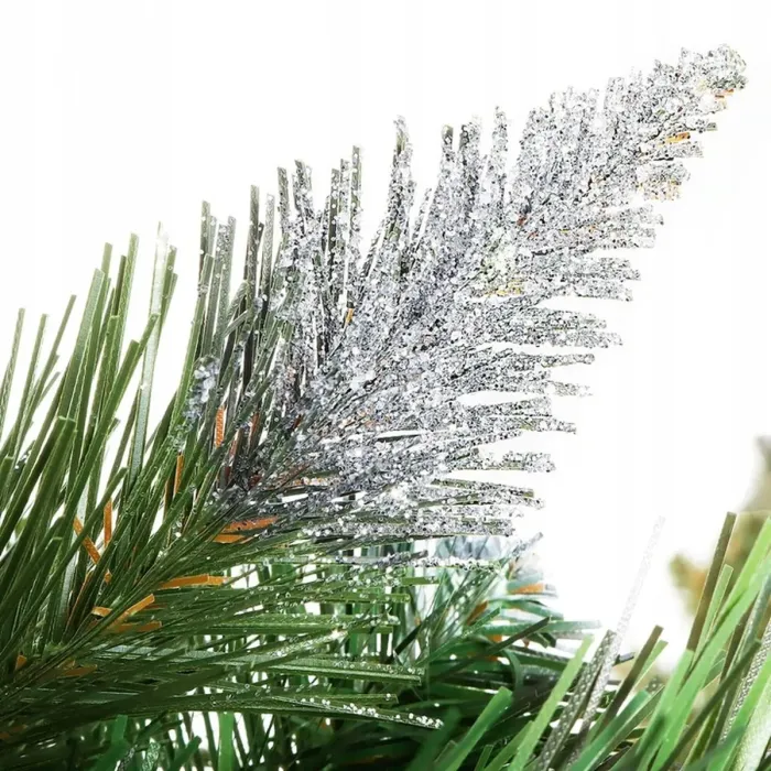 Штучна ялинка сосна засніжена на натуральному пні Springos 180 см (CT0179) - зображення 4