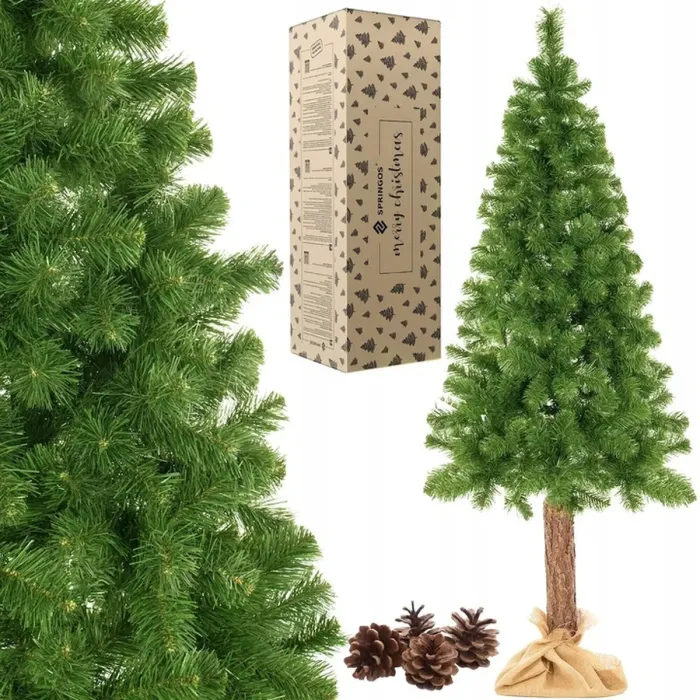 Штучна ялинка сосна на натуральному пні ПРЕМІУМ Springos 180 см (CT0114) - зображення 5