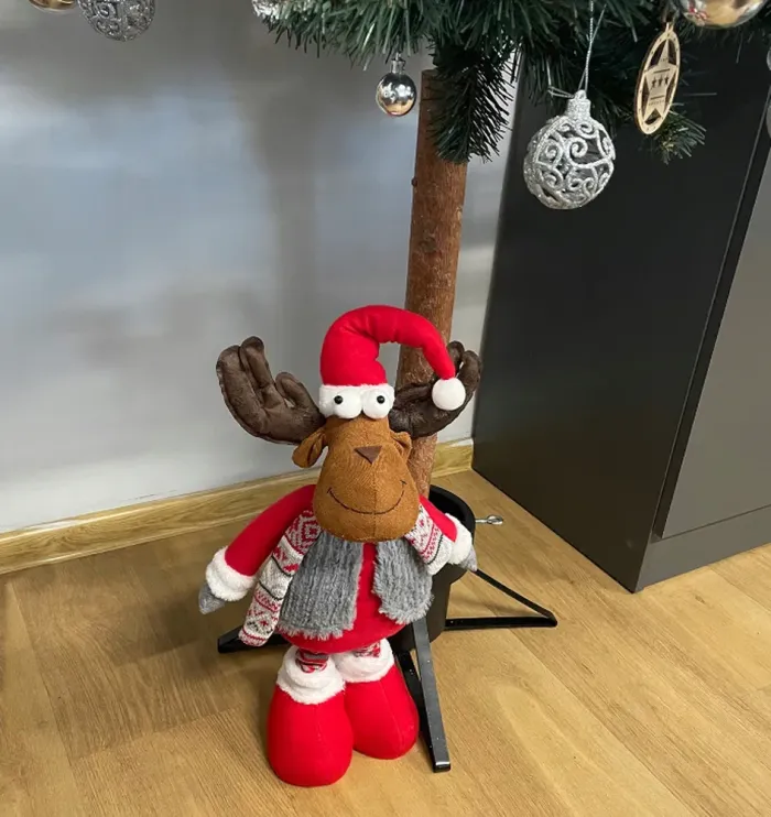 Рождественский декоративный олень с телескопическими ножками Ruhhy 88 см (22101) - изображение 3