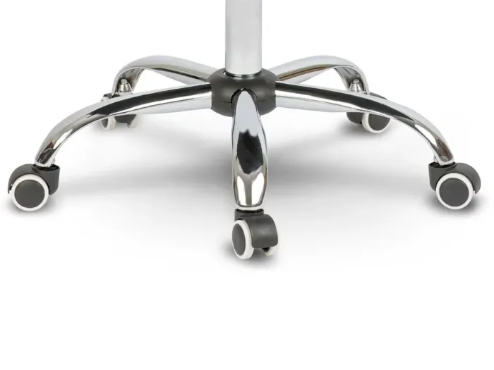 М'яке офісне крісло із еко-шкіри, Польща Сіре (G401) - зображення 7