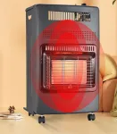 Портативний газовий інфрачервоний обігрівач для приміщень та вулиці (4200 Вт) + шланг + редуктор, Польща (G887)