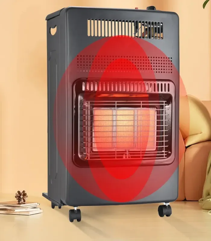 Портативный газовый инфракрасный обогреватель для помещений и улицы (4200 Вт) + шланг + редуктор, Польша (G887) - изображение 1