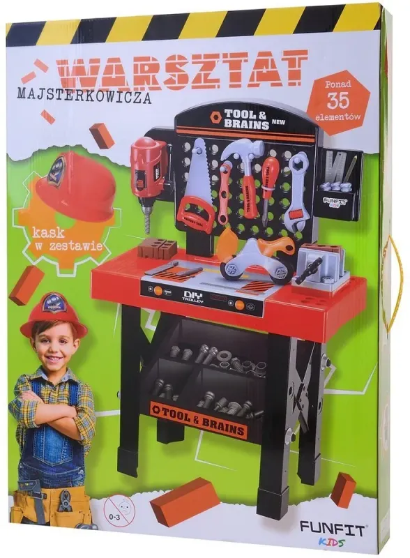 Детский набор инструментов, Мастерская FUNFIT KIDS (2421) - изображение 9