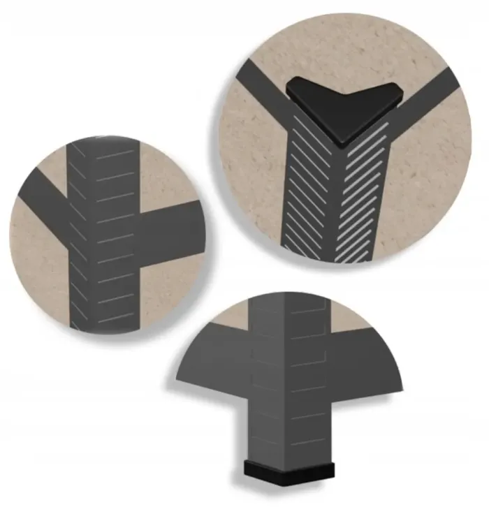 Стеллаж металлический 180х90х40 см 5 полок, погрузка - 175 кг на полку (Черный) (GWI7392) - изображение 3