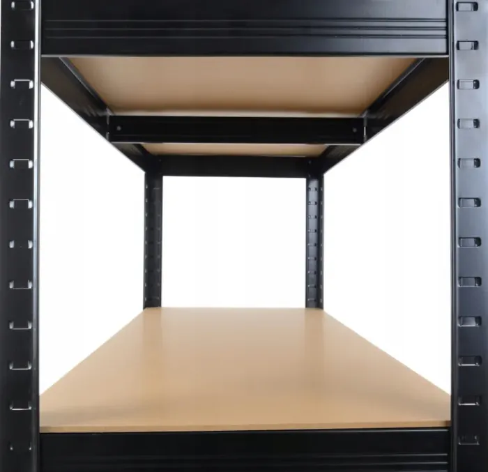 Стеллаж металлический 180х90х40 см 5 полок, погрузка - 175 кг на полку (Черный) (GWI7392) - изображение 8