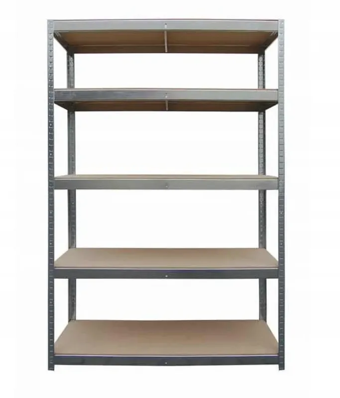 Стеллаж металлический 180х90х40 см 5 полок, погрузка - 175 кг на полку (Серый) Польша (GWI0878) - изображение 3