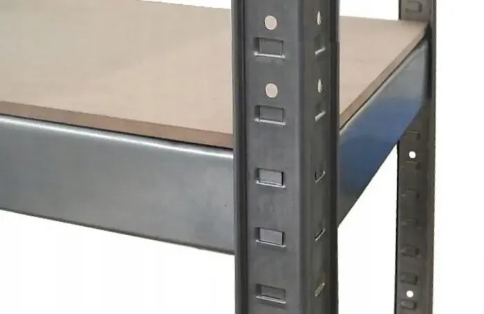 Стеллаж металлический 180х90х40 см 5 полок, погрузка - 175 кг на полку (Серый) Польша (GWI0878) - изображение 5