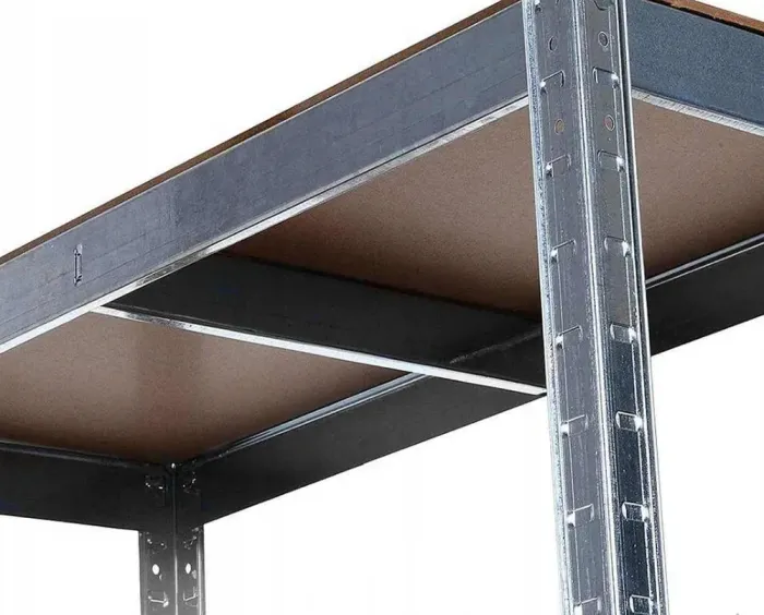 Стеллаж металлический 180х90х40 см 5 полок, погрузка - 175 кг на полку (Серый) Польша (GWI0878) - изображение 7