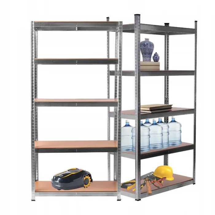 Стелаж металевий 150x75x30 см 5 полиць, навантаження - 175 кг на полицю (Сірий) Польща (RN-23746) - зображення 2