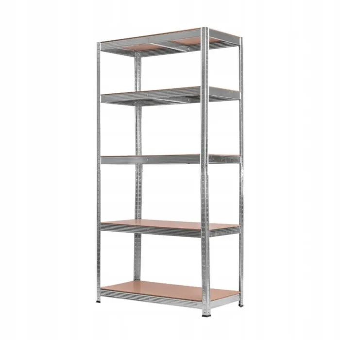 Стелаж металевий 150x75x30 см 5 полиць, навантаження - 175 кг на полицю (Сірий) Польща (RN-23746) - зображення 3
