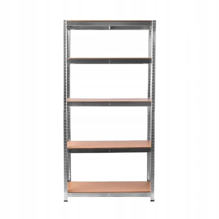 Стелаж металевий 150x75x30 см 5 полиць, навантаження - 175 кг на полицю (Сірий) Польща (RN-23746) - зображення 4