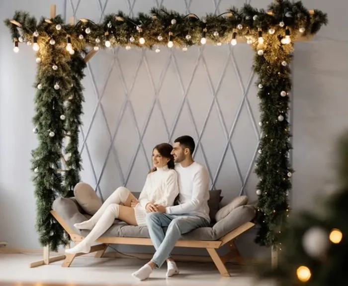 Різдвяна штучна зелена гірлянда-вінок 2,7м  Ruhhy (Польща) (22321) - зображення 5