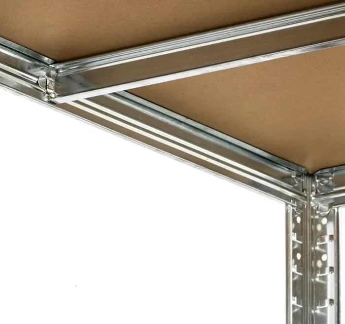 Стеллаж металлический 180х90х40 4 полки, погрузка 150кг - на полку серый (GWI0605) - изображение 6