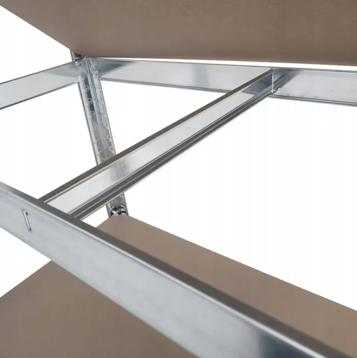 Стеллаж металлический 180х90х40 4 полки, погрузка 150кг - на полку серый (GWI0605) - изображение 8