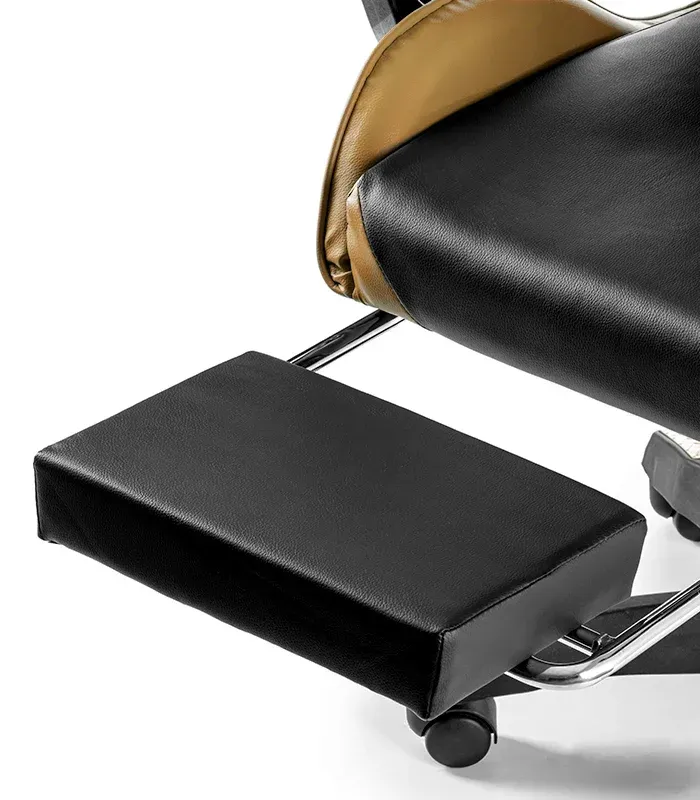 Крісло геймерське G845 золоте з підставкою для ніг (G845) - зображення 8