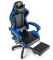 Крісло геймерське G847 синє з підставкою для ніг (G847)