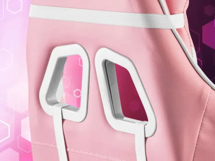 Крісло геймерське G846 рожеве з підставкою для ніг (G846) - изображение 7