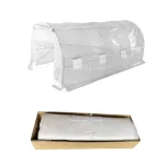 Садова плівка для теплиці 10 м2 (4 х 2,5 х 2 м) BASS POLSKA, UV-12, Прозора (859620)