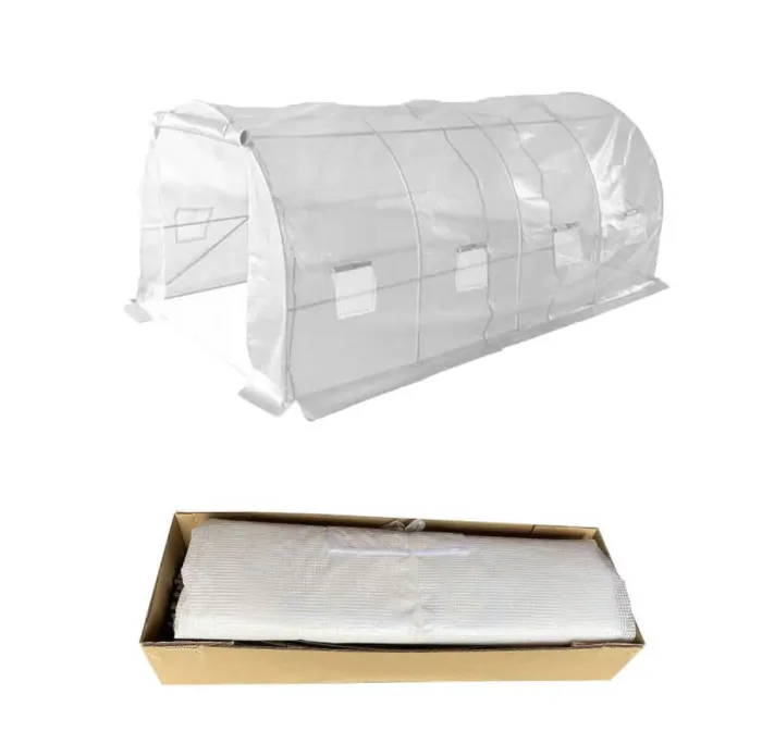 Садовая пленка для теплицы 10 м2 (4 х 2,5 х 2 м) BASS POLSKA, UV-12, Прозрачная (859620) - изображение 1